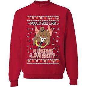 wild custom apparel I have a Big package Meme Barry Wood Ugly Christmas Sweater Crewneck Sweatshirt