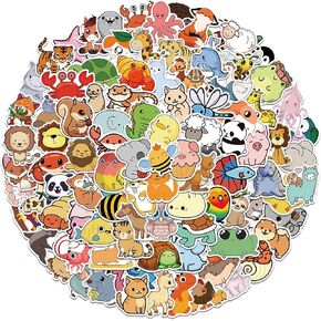 200 PCS Animal Stickers for Kids-Cute Waterproof Water Bottle Stickers for School Students,Classroom Teachers Reward Stickers for Boys Teens Girls