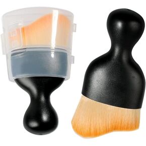 ESEWALAS Car Windshield Cleaning Tool,Soft Bristle Cleaning Brush,Auto Detail Brush Car Dash Duster Brush Interior Duster,Car Interior Cleaning Brush Dusting Brush (Black)