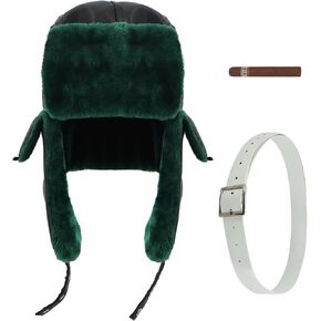Christmas Vacation Cousin Eddie Costume Hat Role Play Trapper Hat Party Cosplay Props Halloween Funny Costume Accessory