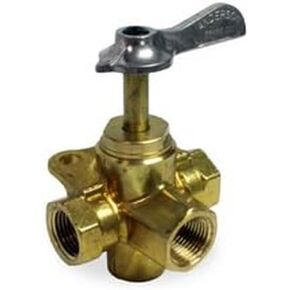 Velvac 4-Way Fuel Cock Valve 3/8 Fpt - 060001