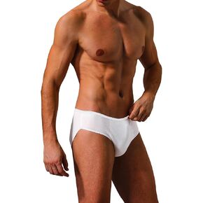 URBEST 9-Pack Men's Disposable Underwear: Convenient Briefs for Travel, Fitness, and Hospital Stays