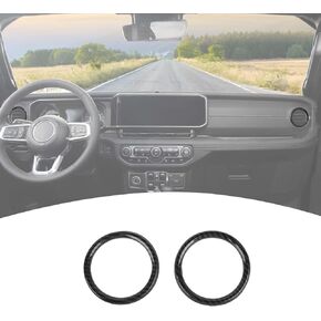 for 2024 Jeep JL Dash Air AC Vent Cover Trim Ring Red for 2024 Jeep Wrangler JL JLU & Gladiator JT Red Interior Accessories 2pcs in Kuwait