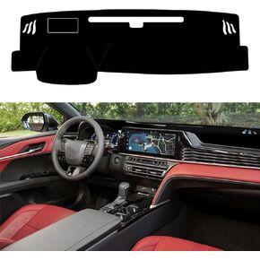 Dashboard Cover Mat Compatible with Toyota Tacoma 2024 2025 Anti-Skid Center Console Protector Cover