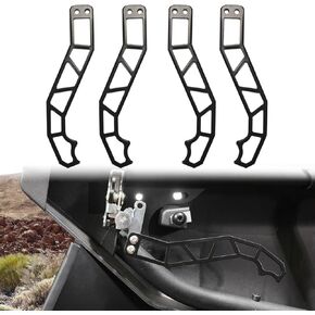 HAKA TOUGH Door Handle Latches for Can Am Maverick X3 Accessories,Custom Door Handles for Can-Am Maverick X3 Max 4 Door Black Powder Coating