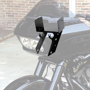 KUAFU Front Fairing Radio Caddy Mount Bracket Compatible with 1998-2013 Harley Touring Road Glide FLTR Replacement for 7708-98, 77078-98, 77078-98A