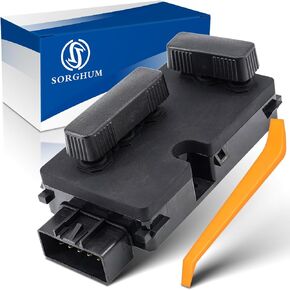 Power Seat Switch - Front Left Driver Side Adjustment Switch Control 8 Ways Compatible with 2002-2007 Chevrolet Avalanche Silverado GMC Sierra Yukon Cadillac 12 Pins Replace# 12450166 901-202