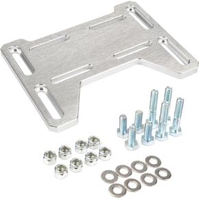Adjustable Motor Mount Plate Compatible with Predator 212cc 196cc 224cc 97cc Mini Bike Baja Doodlebug DB30 GX160 Coleman CT200U BT200X CC100X Aluminium OHV Small Clone Engine