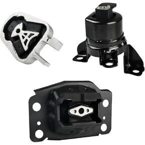 JDMON 3Pcs Engine Motor & Transmission Mount Kit Replacement for Ford Fusion L4 2.5L 2013 2014 2015 2016 Compatible with A5603, A5710, A5606, 6G9Z6068A, BG9Z6068A, DG9Z6038H, DP5Z6068A
