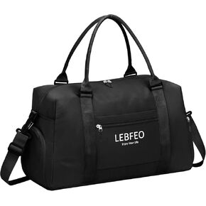 Travel Duffle Bag for Women Men Large Weekender Overnight Bags Gym Bag with Shoe Compartment Waterproof Hospital Bag Carry On Tote Bag for Airplanes,Leopard