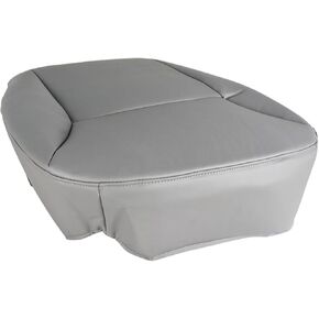 labwork Driver Side Bottom Leather Seat Cover Grey Replacement for 2002-2008 E150 E250 E350 E450 E550