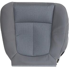 SecosAutoparts Driver Side Bottom Replacement Cloth Seat Cover Gray Compatible with Ford F-150 XLT XL 2011 2012 2013 2014