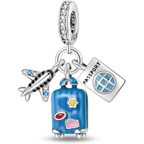 Charm Fit for Pandora Bracelets Christmas Festival Heart Animals 925 Silver Bead Charms Jewelry Gift for Women and Friend