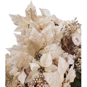 Champagne Poinsettia Bush by Ashland®-Christmas Floral, Arrangements, and Greenery