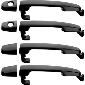 Door Handle Set of 4Pcs Exterior Front Rear Left Right Fits 2003-2008 Corolla 2003-2010 Matrix 2002-2006 Camry 2001-2012 RAV4 2003-2013 Vibe 69211-AA010