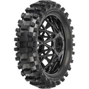 Pro-line Racing Dunlop Geomax MX33 V2 Bead CR4 Rear Tire MTD Bullyspoke Black Promoto-MX PRO1023010