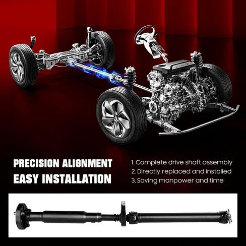 Rear Drive Shaft Assembly Fit for BMW X3 L6 3.0L 2007 2008 2009 2010, Prop Shaft Driveshaft, Replace for 26107564740 in Saudi Arabia