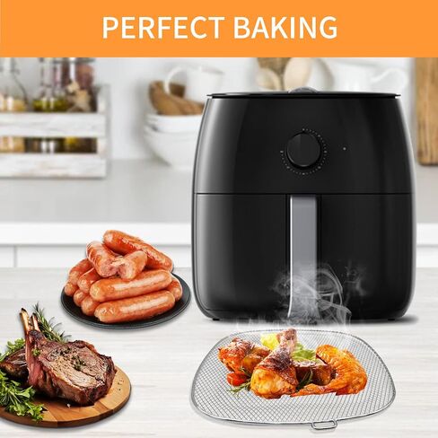 قطع غيار مقلاة الهواء لشركة فيليبس، مقلاة تنقيط مربعة 8.46 بوصة لحامل صينية فيليبس HD9741 3QT متوافق مع HD9630، HD9656، HD9730، آمنة للاستخدام في غسالة الأطباق in Kuwait