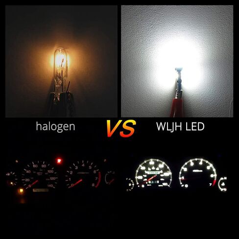 WLJH Super Bright White Dash Cluster Instrument Panel Gauge Bulb Lights Led Package Kits for Jeep Grand Cherokee ZJ 1999-2004, Pack of 6 in Saudi Arabia