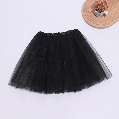 3 Layered Tutus for Girls,Tulle Tutu Skirts 3-8 Year Little Girls, Birthday Dance Halloween Cosplay Party in Kuwait