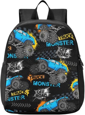 حقيبة ظهر للأطفال الصغار Monster Truck حقيبة ظهر صغيرة مقاومة للماء للأولاد والبنات حقيبة ظهر صغيرة لطيفة لرياض الأطفال ما قبل المدرسة (S) in Kuwait