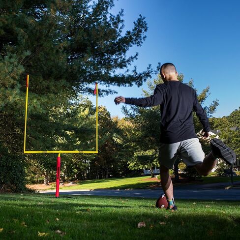 مجموعة أهداف كرة القدم Nerf Punt and Pass - مجموعة كاملة الكل في واحد - تتضمن أهداف خروج المغلوب القابلة للإزالة in Saudi Arabia