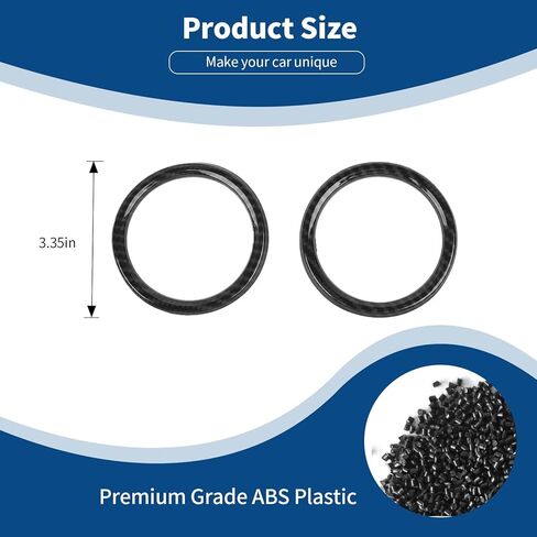 for 2024 Jeep JL Dash Air AC Vent Cover Trim Ring Red for 2024 Jeep Wrangler JL JLU & Gladiator JT Red Interior Accessories 2pcs in Kuwait