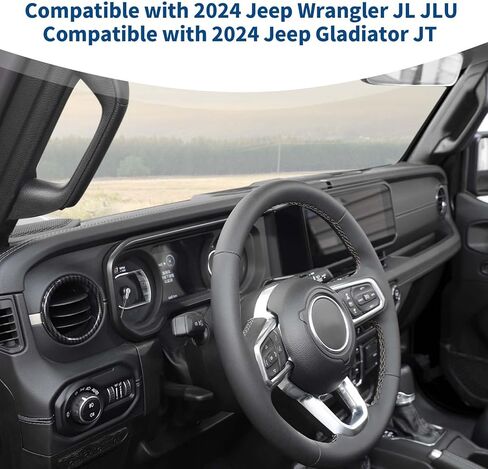 for 2024 Jeep JL Dash Air AC Vent Cover Trim Ring Red for 2024 Jeep Wrangler JL JLU & Gladiator JT Red Interior Accessories 2pcs in Kuwait