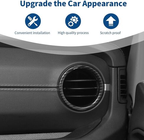 for 2024 Jeep JL Dash Air AC Vent Cover Trim Ring Red for 2024 Jeep Wrangler JL JLU & Gladiator JT Red Interior Accessories 2pcs in Kuwait