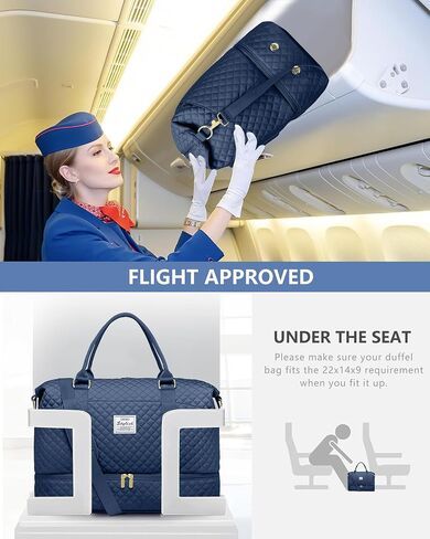 Women Weekender Travel Duffle Bags: Duffel Overnight Bag with Shoe Compartment Large Carry on Tote Bag Toiletry Bag Weekend Yoga Gym Bags with Wet Pocket Hospital Bags for Labor and Delivery Black in Kuwait