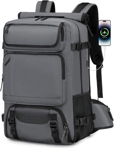 Carry on Travel Backpack for Men Airline Approved Duffle Backpack Convertible Nylon Luggage Bag Dark Green in Kuwait