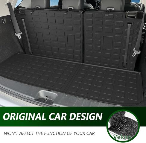 حصيرة أرضية البضائع متوافقة مع 2022 2023 2024 نيسان باثفايندر TPE مادة مسند الظهر استبدال حصيرة لملحقات نيسان باثفايندر 2022-2024 (حصيرة البضائع مع حصيرة مسند الظهر + حصيرة الأرضية) in Kuwait