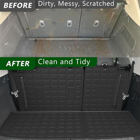 حصيرة أرضية البضائع متوافقة مع 2022 2023 2024 نيسان باثفايندر TPE مادة مسند الظهر استبدال حصيرة لملحقات نيسان باثفايندر 2022-2024 (حصيرة البضائع مع حصيرة مسند الظهر + حصيرة الأرضية) in Kuwait