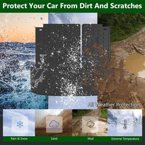 حصيرة أرضية البضائع متوافقة مع 2022 2023 2024 نيسان باثفايندر TPE مادة مسند الظهر استبدال حصيرة لملحقات نيسان باثفايندر 2022-2024 (حصيرة البضائع مع حصيرة مسند الظهر + حصيرة الأرضية) in Kuwait