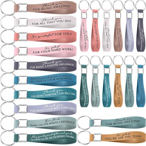 36-Pack Appreciation Keychains – Thank You Gifts for Employees,Volunteers, Coworkers – Bulk Keychains in Saudi Arabia