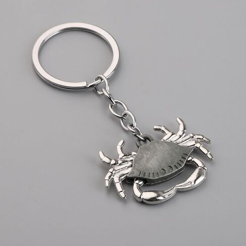 MAOFAED Crab Keychain Crab Motivational Quote The Crab Symbolizes Perseverance And Self Assurance in Kuwait