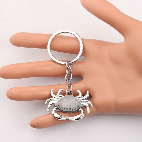 MAOFAED Crab Keychain Crab Motivational Quote The Crab Symbolizes Perseverance And Self Assurance in Kuwait