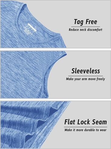 TACVASEN Men's Sleeveless Shirt Workout Muscle Tank Top Quick Dry Polyester Trainning Basketball in Saudi Arabia