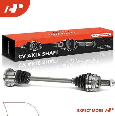 مجموعة عمود المحور A-Premium CV متوافقة مع BMW E46 Series 325i 2004-2005 2.5L، 325xi 2001-2005 2.5L، 330Ci/330i/330xi 2001-2005 3.0L، جانب السائق الأيسر الخلفي، استبدال # 18-341171، 33217504521 in Saudi Arabia
