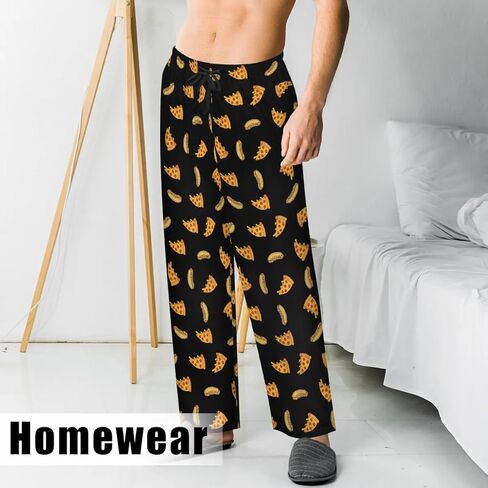 Mens Pajama Pants Soft Cotton Men's Pajama Bottoms with Pockets Lightweight Sleep Lounge Pants for Men in Kuwait