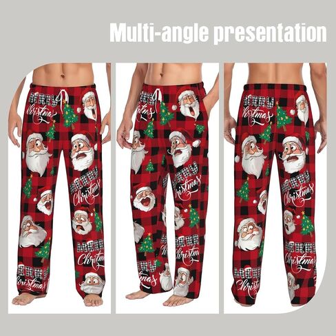 Mens Pajama Pants for Men, Men's Sleep Lounge Pants Bottoms with Pockets，Funny Pjs Sleepwear Gifts for Men in Saudi Arabia