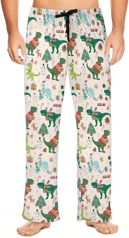 Mens Pajama Pants Soft Cotton Men's Pajama Bottoms with Pockets Lightweight Sleep Lounge Pants for Men in Kuwait