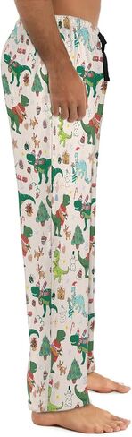 Mens Pajama Pants Soft Cotton Men's Pajama Bottoms with Pockets Lightweight Sleep Lounge Pants for Men in Kuwait