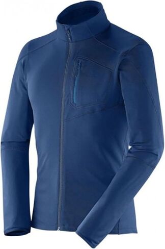 Salomon Men's Discovery Full Zip Mid Layer Jacket in Kuwait