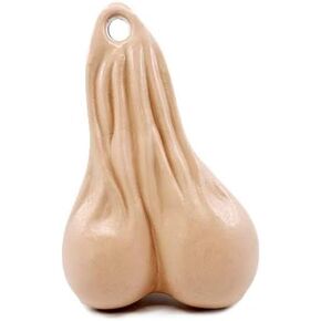 BULLS BALLS, Biker Nuts, Solid Color-Flesh, 4" Tall Series, Made in USA