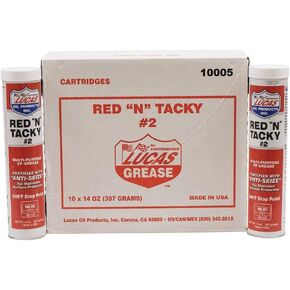 Stens Lucas Oil Red N Tacky Grease, (10 Pack)