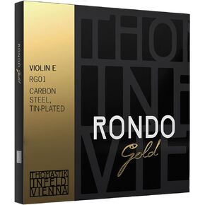 Thomastik-Infeld Rondo Gold RG02 Replacement Violin A String | Aluminum Wound Synthetic Core Violin String for Professionals and Aspiring Violinists | Warm Sound and Focused Response | Made in Vienna