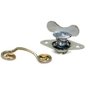 Moroso 71510 Self Ejecting Quick Fastener Set, 5/16" x .500" L Body, Winged, Steel, Silver