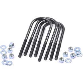 Rough Country 9/16" Round Suspension U-Bolts | 9/16 x 3 x 7.25-7622