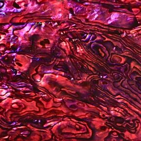Abalone Shell Inlay Veneer for DIY or Professional Inlay Embellishments - Sustainable New Zealand Paua Purple Agate- With 3M Double Sided Tape Backing - 9.45"X2.75"…